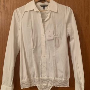 White Blouse Bodysuit